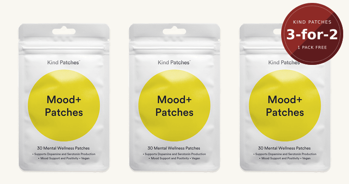 3 packs of Kind Patches Mood+ Patches — 3-for-2